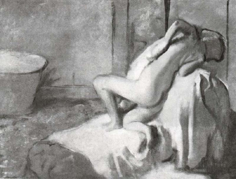 Edgar Degas After the bath